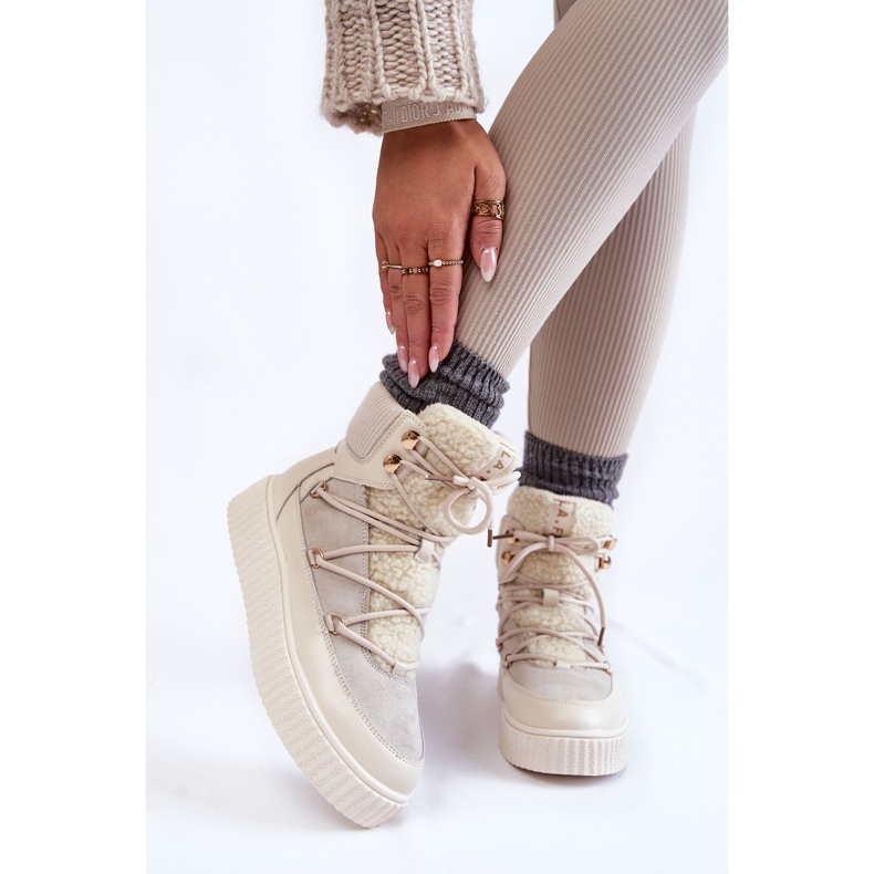 PL4 Damen-Schneestiefel La.Fi 280072W-QN Hellbeige 1