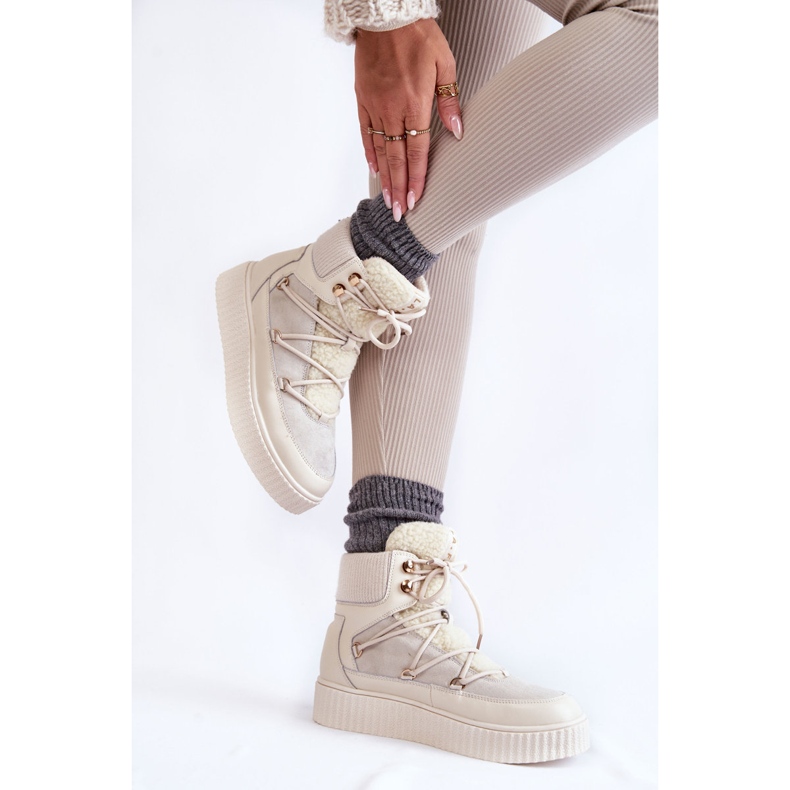 PL4 Damen-Schneestiefel La.Fi 280072W-QN Hellbeige 2