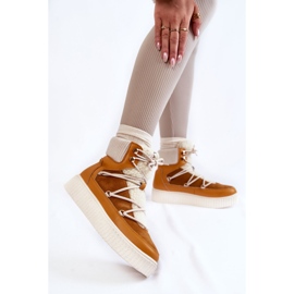 PL4 Schneestiefel für Damen La.Fi 280072Y-QN Kamel braun 2