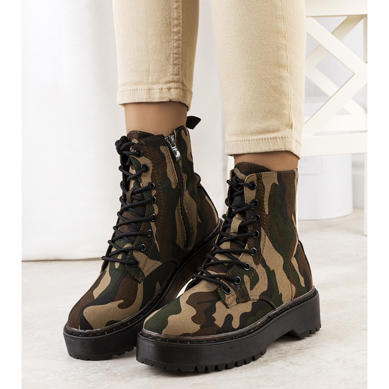 PA1 Lanita grüne militärische Fallensteller braun 1