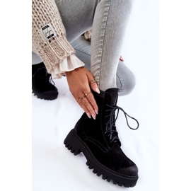 PL5 Klassische Wildleder Schwarz Warme Stiefel Caima 1