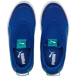 Puma Courtflex v2 Slip On Ps Schuhe 374858 11 blau 1