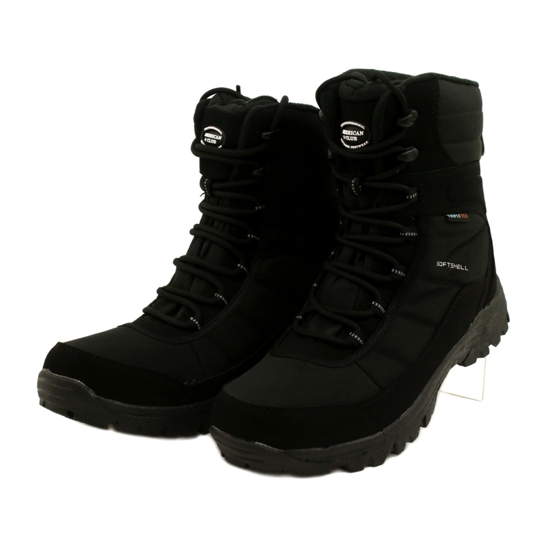 American Club Stiefel mit einer mit Fleece isolierten Membran SN01 / 22 schwarz 3