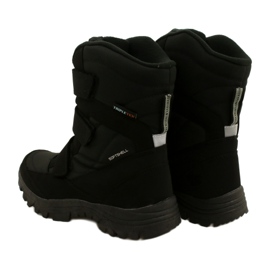 American Club Softshell-Stiefel mit Klettverschluss SN05 / 22 Schwarz gewärmt 3