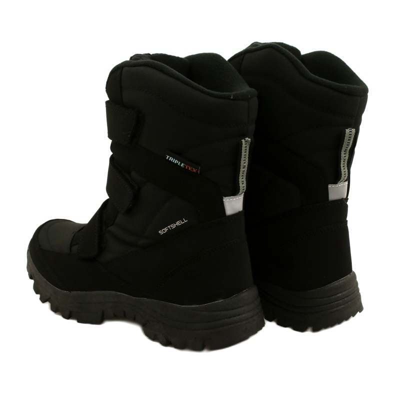 American Club Softshell-Stiefel mit Klettverschluss SN06 / 22 Schwarz gewärmt 3