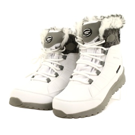 Softshell-Schneestiefel mit American Club SN26/22-Membran in Weiß grau 3