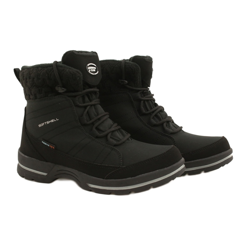 Schneestiefel Softshell mit Membran American Club SN02 / 22 schwarz 5