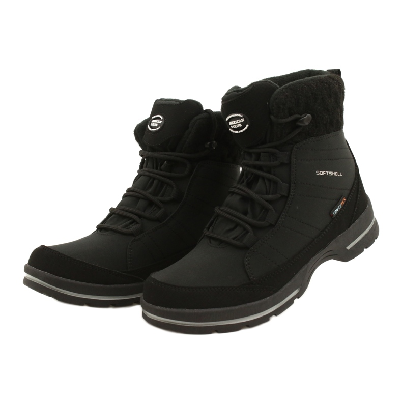 Schneestiefel Softshell mit Membran American Club SN02 / 22 schwarz 3