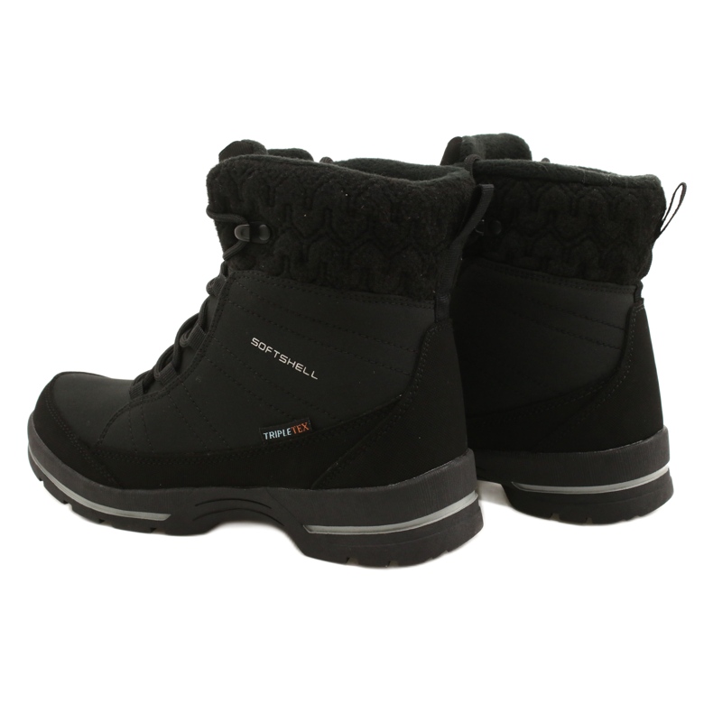 Schneestiefel Softshell mit Membran American Club SN02 / 22 schwarz 4