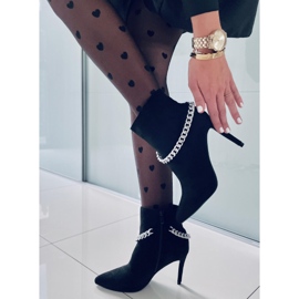 PA1 Vivica Schwarze Stiletto-Stiefel 1