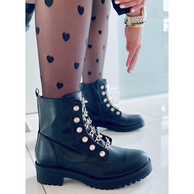 PA1 Military Prince Black Gold Stiefel schwarz 2