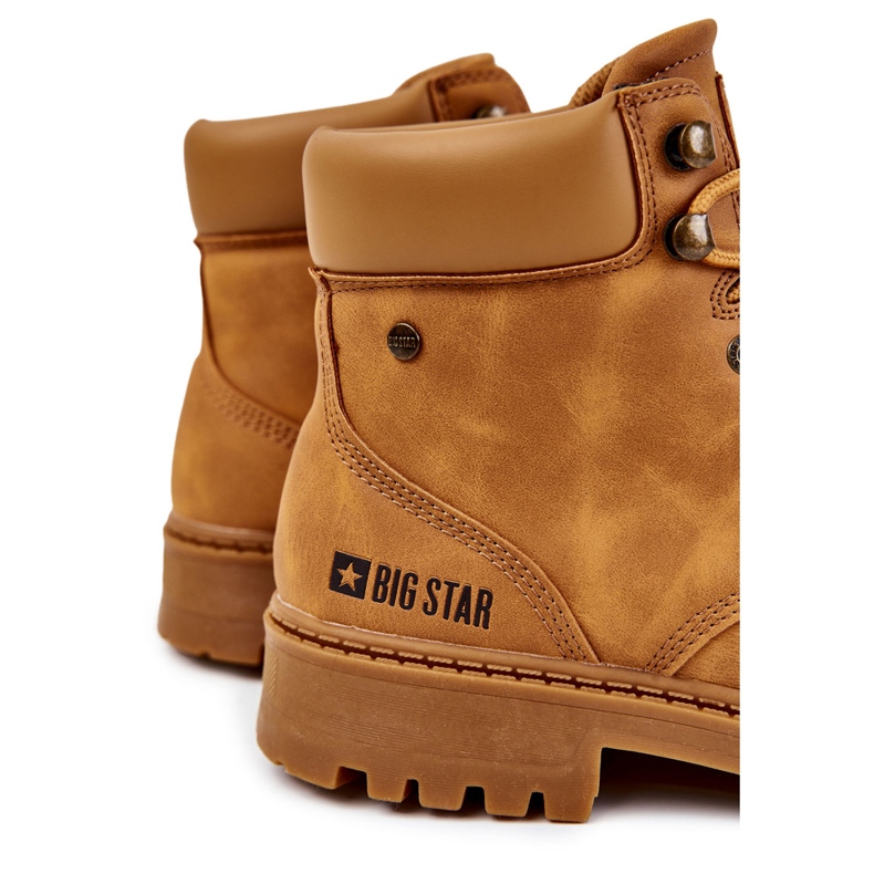 Herren Trapper Memory Foam Big Star KK174207 Kamel mehrfarbig gelb 1