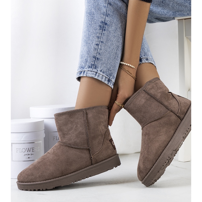 PA1 Braune Schneestiefel für Damen von Nanna 1