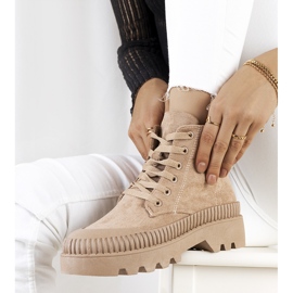 Devost Sneaker aus braunem Öko-Wildleder beige 1