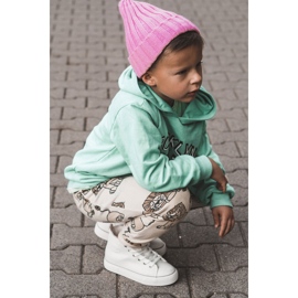 Hoher Kindersneaker Big Star KK374227 Weiß 8