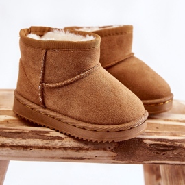 Warme Schneestiefel für Kinder Camel Gooby braun 1