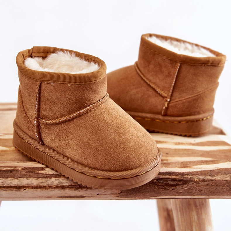 Warme Schneestiefel für Kinder Camel Gooby braun 2