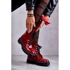 S.Barski Damenstiefel Rot Kognito HY56 3