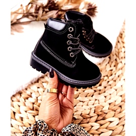 PA1 Trapperstiefel für Kinder Schwarz Milos H-50A / C 3