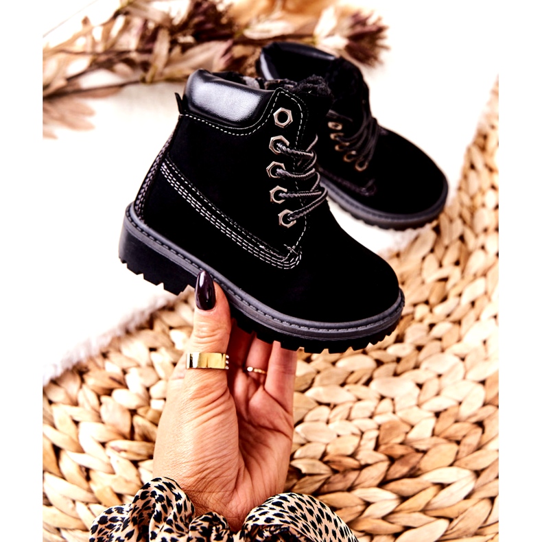 PA1 Trapperstiefel für Kinder Schwarz Milos H-50A / C 3