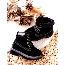 PA1 Trapperstiefel für Kinder Schwarz Milos H-50A / C 2