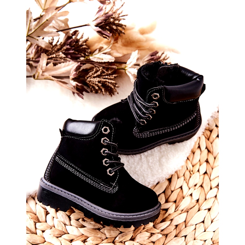 PA1 Trapperstiefel für Kinder Schwarz Milos H-50A / C 2