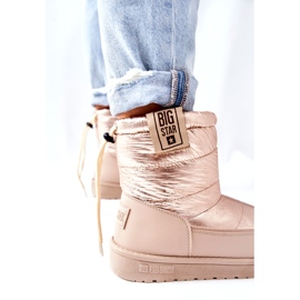 Damen Schneestiefel Big Star II274121 Beige 3