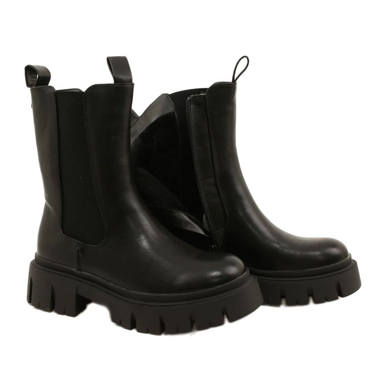 Frauenfell isolierte Arbeiter Evento 22BT35-5040 Schwarz 4