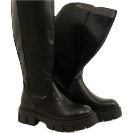 Damenstiefel mit Fellfutter Evento 22KZ35-5089 Schwarz 4