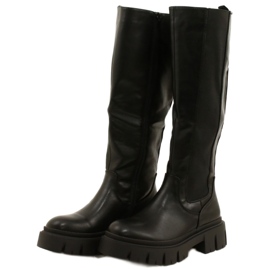 Damenstiefel mit Fellfutter Evento 22KZ35-5089 Schwarz 2