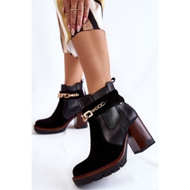 Damen Lederstiefel Maciejka 05781-01 Schwarz 2