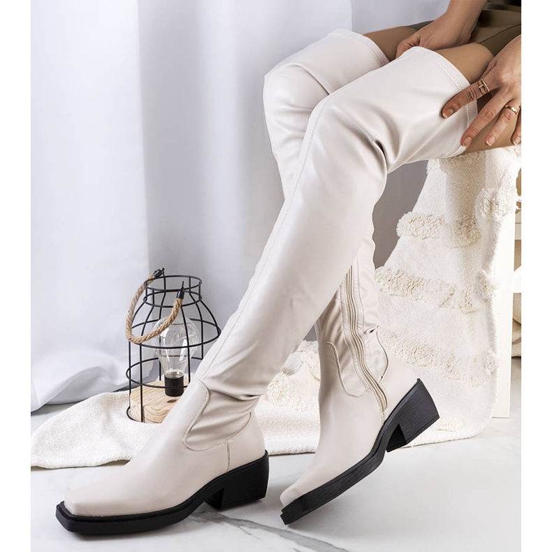 PA1 Beige Stiefel Delore 2