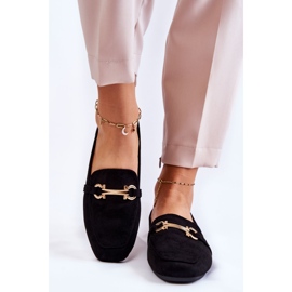 FB2 Schwarze Roddie Klassische Wildleder-Loafer 2