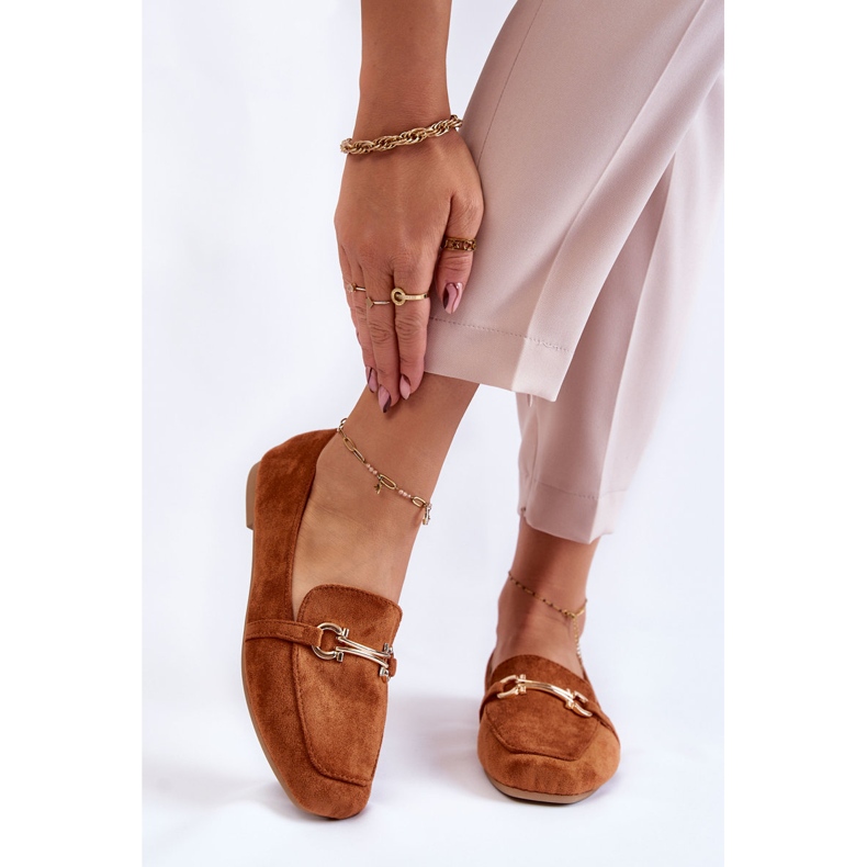 FB2 Kamelfarbene Roddie Classic Suede Loafer braun 1