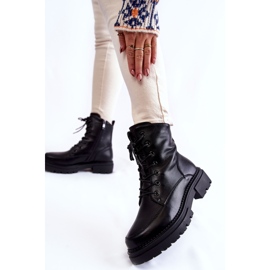 Warme Stiefel aus Leder La.Fi 250009B-QN Schwarz 2