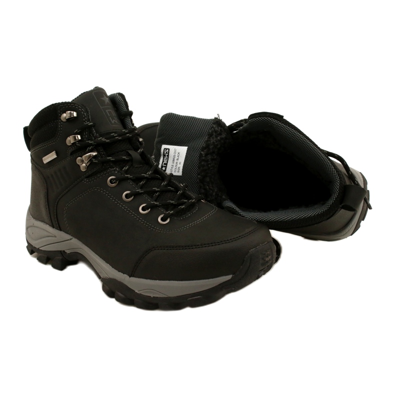 Evento Herren Trekking-Stiefel isoliert 20MN20-3317 Schwarz 4