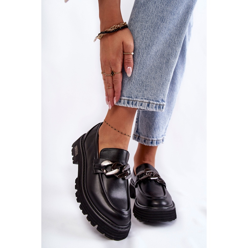 Damen Lederschuhe Big Star KK274498 Schwarz 1