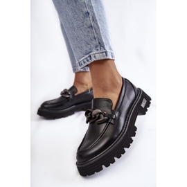 Damen Lederschuhe Big Star KK274498 Schwarz 2