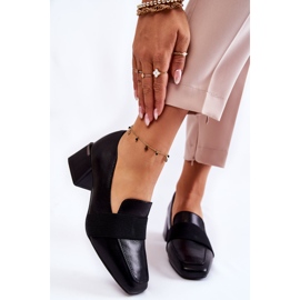 Modischer Lederpumps La.Fi 230033B-PU Schwarz 1