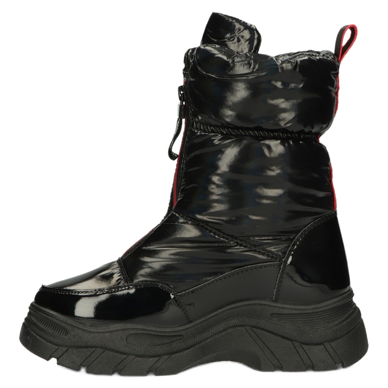 Filippo DBT4236 Schwarze Frauen Schneestiefel isoliert 1