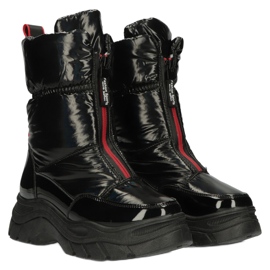 Filippo DBT4236 Schwarze Frauen Schneestiefel isoliert 2
