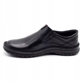 Joker Schwarze Herren-Lederloafer 382 1