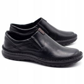 Joker Schwarze Herren-Lederloafer 382 2