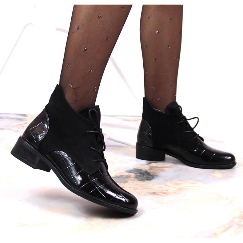 Schnürstiefel Jezzi W JEZ299C schwarz 2