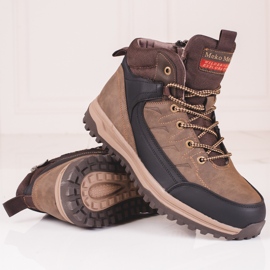 SHELOVET Braune hohe Herrenstiefel 1