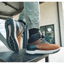 Braune Herrenschuhe Rieker U0161-42 1