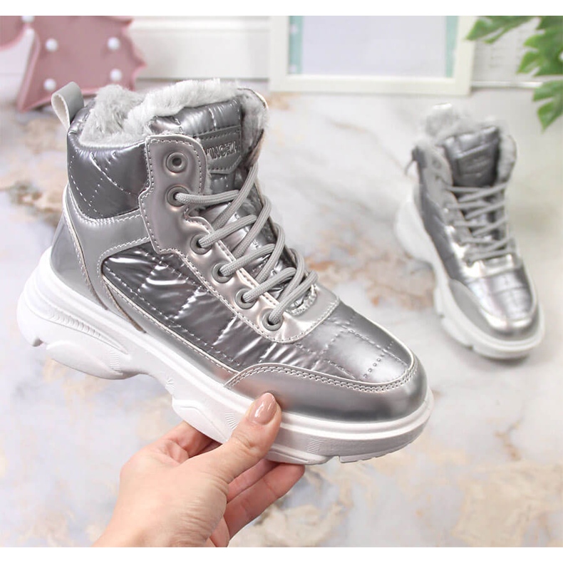 Sportschuhe Vinceza für Kinder in Silber-Metallic-Silber 1