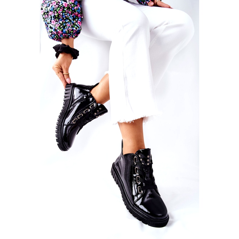 Lackierte Schuhe Sergio Leone PB210 Schwarz 2