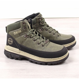Herren Khaki Big Star KK174119 Wanderschuhe grün 1