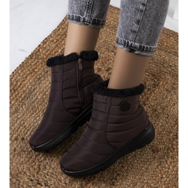 BM Braune gesteppte Stiefel von Reign 1